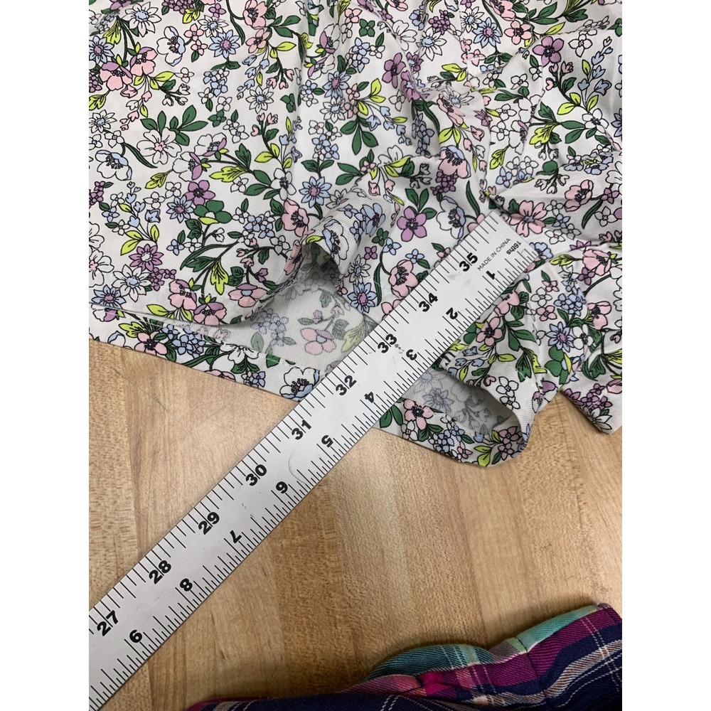 Joyspun Sleep Shorts Women S Small Multicolor Plaid Floral 2 Pack Pajama Bottoms - Picture 9 of 11
